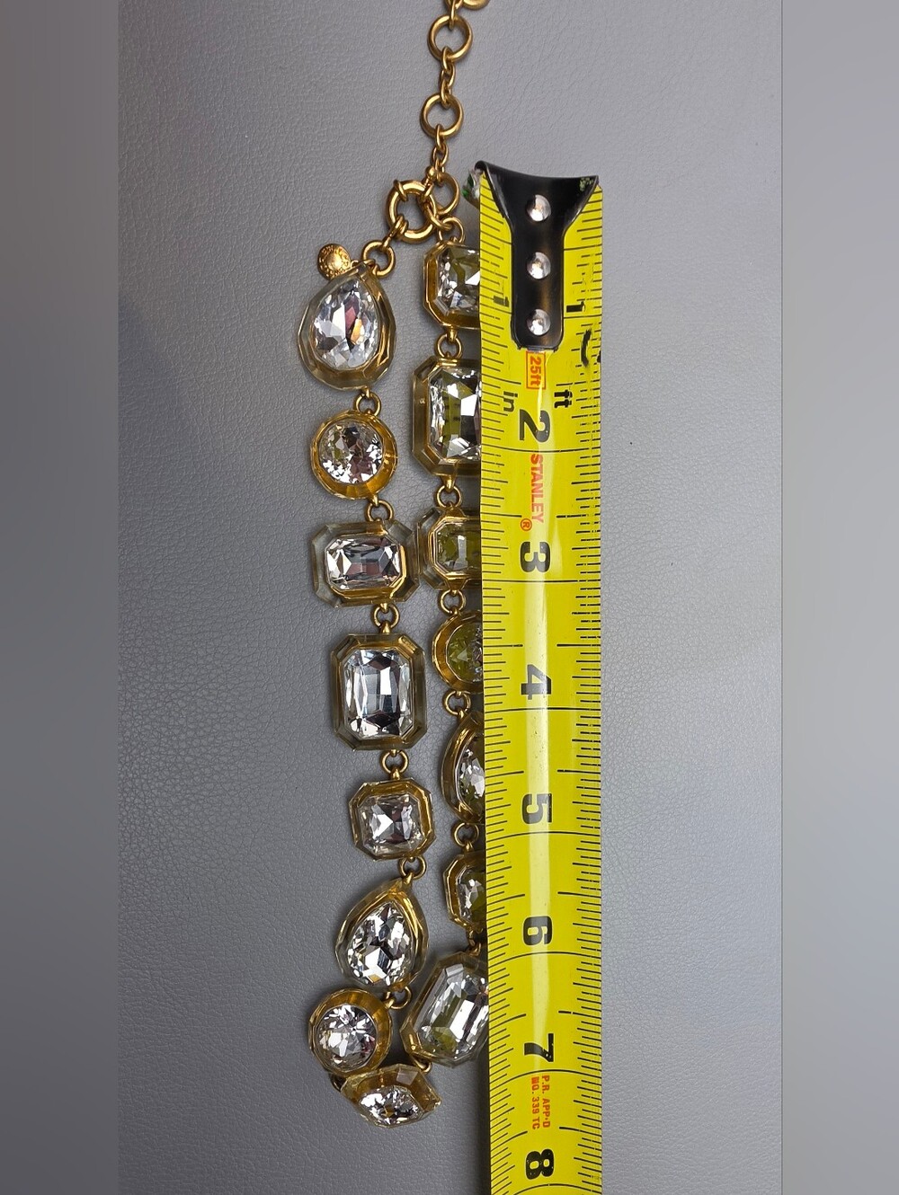 [J. Crew] Jewel Box Clear Faceted Crystal Statement Necklace - Picture 15 of 16